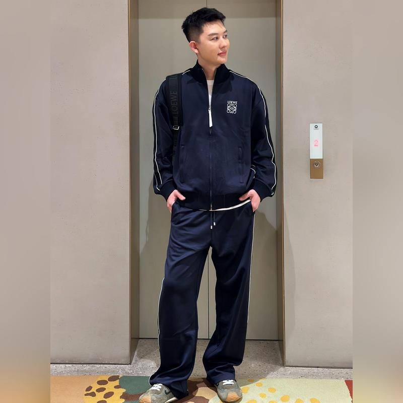 衣服LOEWE 26ss科技平紋針織運動服 正品12900購入 定染科技平紋面料