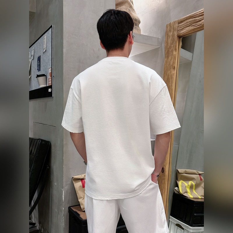 LOEWE 羅意威 高端定制 2026春夏新款首發(fā)專櫃最新款短袖短褲休閑套裝 重