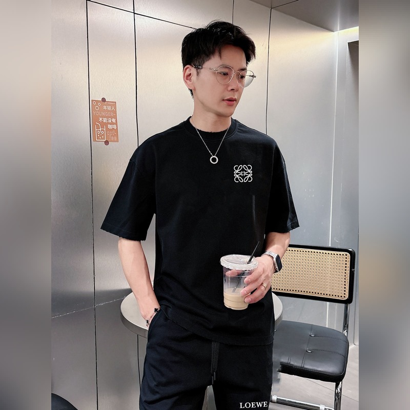 LOEWE 羅意威 高端定制 2026春夏新款首發專櫃最新款短袖短褲休閑套裝 重