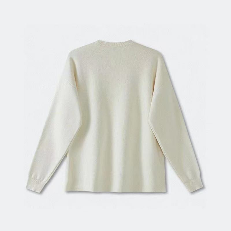 LOEWE口袋提花毛衣 面料選擇： 選用49%粘纖43%棉和少量錦綸和氨綸織成。