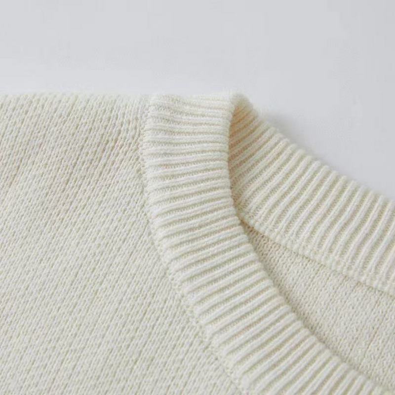 LOEWE口袋提花毛衣 面料選擇： 選用49%粘纖43%棉和少量錦綸和氨綸織成。