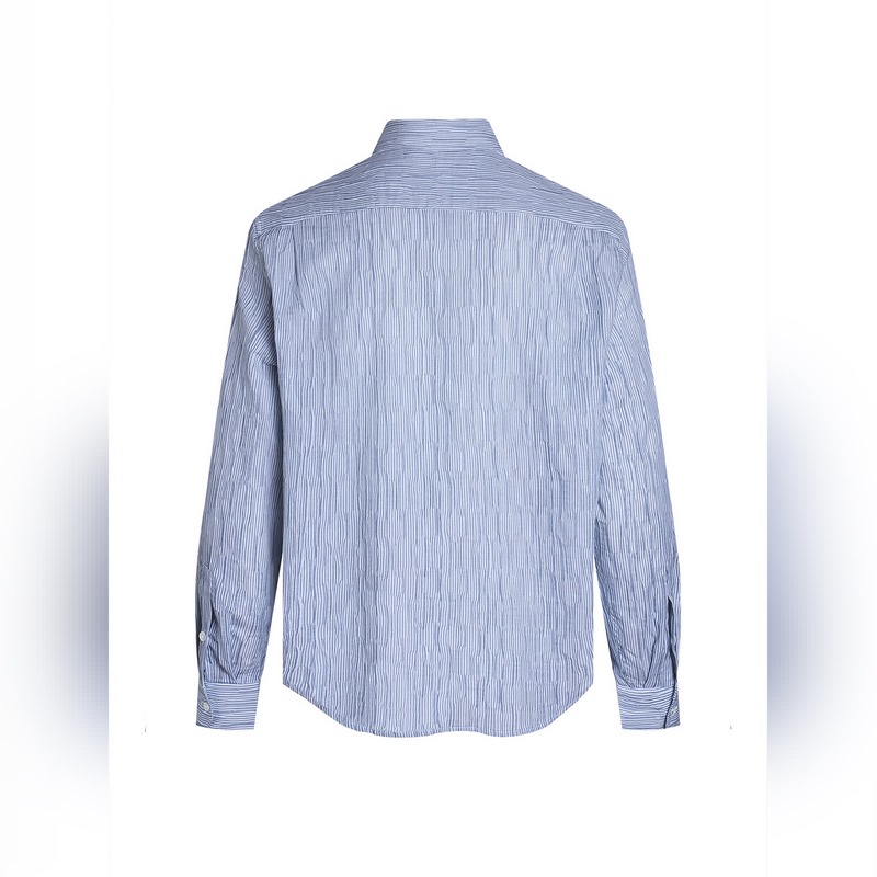 羅意威 。LOEWE 26ss輕質紋理條紋刺繡襯衫 正品5609購入 定制全棉