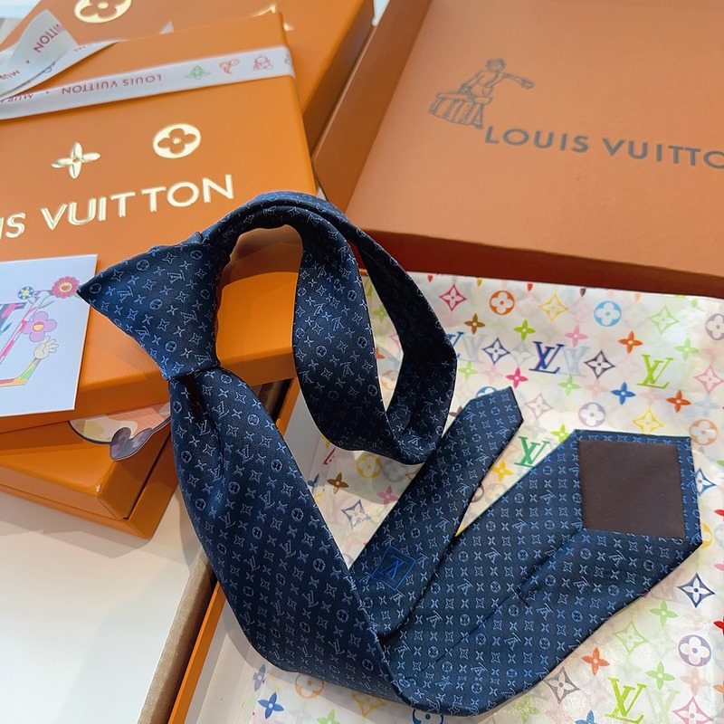 LV老花領帶 ，路易威登經典領帶 老花提花設計，男士必備單品超時尚！高端品質 版