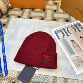 Lv路易威登專櫃貨，針織毛線帽，男女同款 正品開模，7色