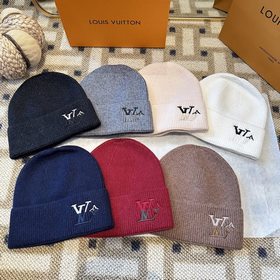 Lv路易威登專櫃貨，針織毛線帽，男女同款 正品開模，7色
