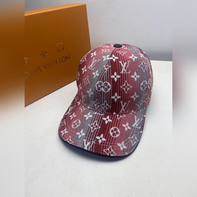 新款配盒子布袋，LV(路易威登)新款原單棒球帽，專櫃1：1開模訂制，原廠訂制面料