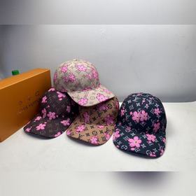 新款配盒子布袋，LV(路易威登)新款原單棒球帽，專櫃1：1開模訂制，原廠訂制面料