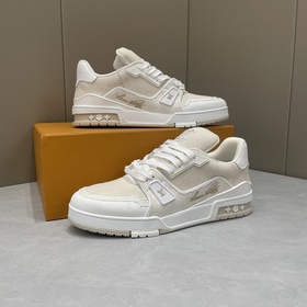 LV Trainer 運動鞋以正絨面和粒面牛皮革重繹 Virgil Abloh