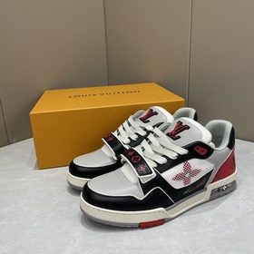 LV Trainer 運動鞋以正絨面和粒面牛皮革重繹 Virgil Abloh