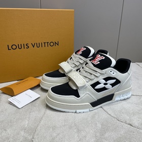 LV Trainer 運動鞋以正絨面和粒面牛皮革重繹 Virgil Abloh