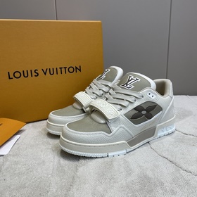 LV Trainer 運動鞋以正絨面和粒面牛皮革重繹 Virgil Abloh