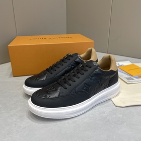 LOUIS VUITTON 運動鞋融彙品牌經典 Monogram 壓紋粒面牛皮革