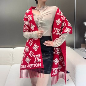 2026年最新爆款到啦！有正品打樣！百分之99還原正品！LV 3D 圍巾為柔軟毛
