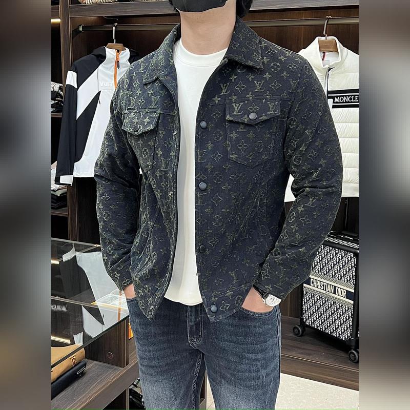 LV 2026ss早秋新款發布 Louis Vuitton翻領夾克外套，字母刺