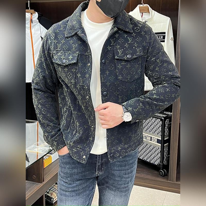 LV 2026ss早秋新款發布 Louis Vuitton翻領夾克外套，字母刺