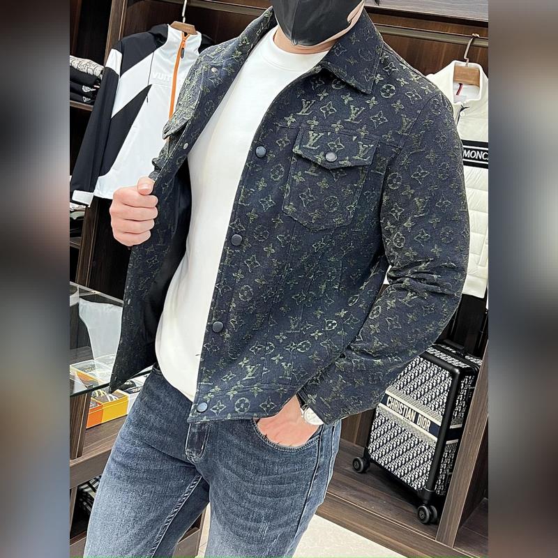 LV 2026ss早秋新款發布 Louis Vuitton翻領夾克外套，字母刺