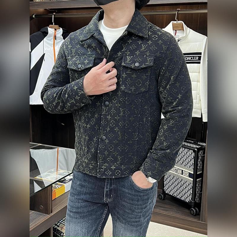 LV 2026ss早秋新款發布 Louis Vuitton翻領夾克外套，字母刺