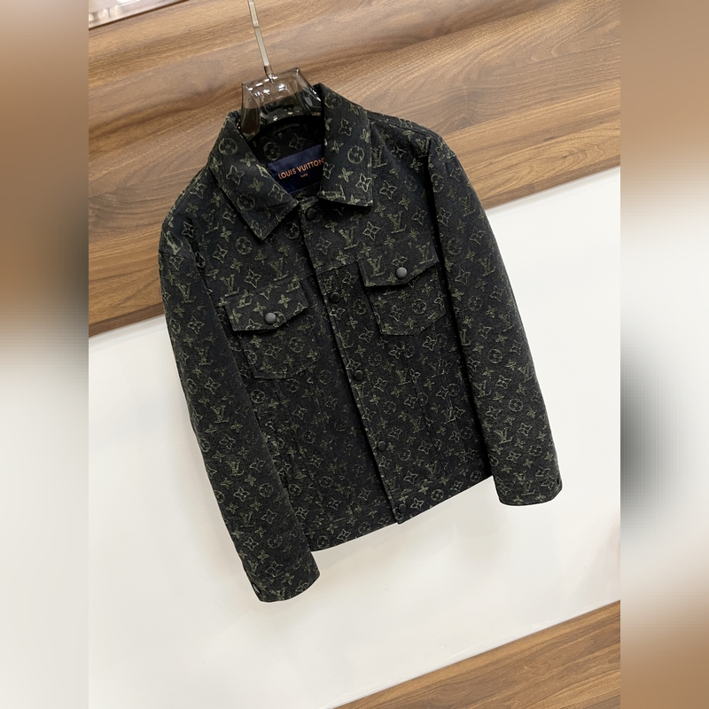 LV 2026ss早秋新款發布 Louis Vuitton翻領夾克外套，字母刺