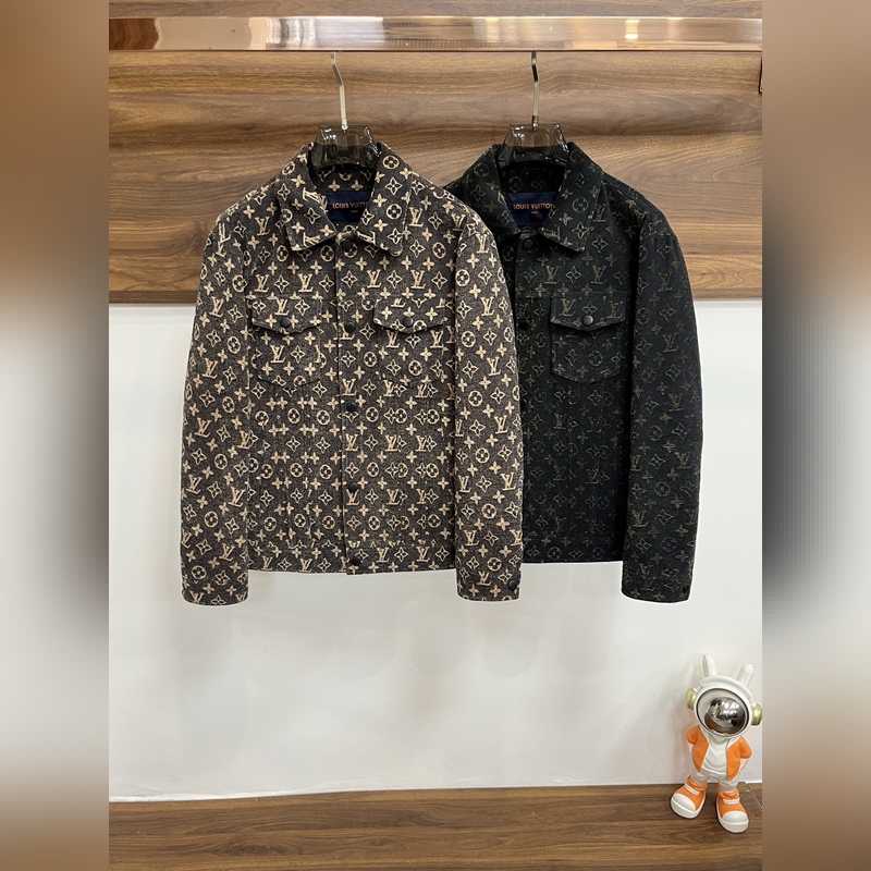 LV 2026ss早秋新款發布 Louis Vuitton翻領夾克外套，字母刺