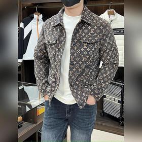 LV 2026ss早秋新款發布 Louis Vuitton翻領夾克外套，字母刺