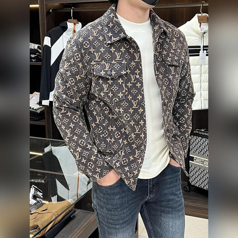 LV 2026ss早秋新款發布 Louis Vuitton翻領夾克外套，字母刺
