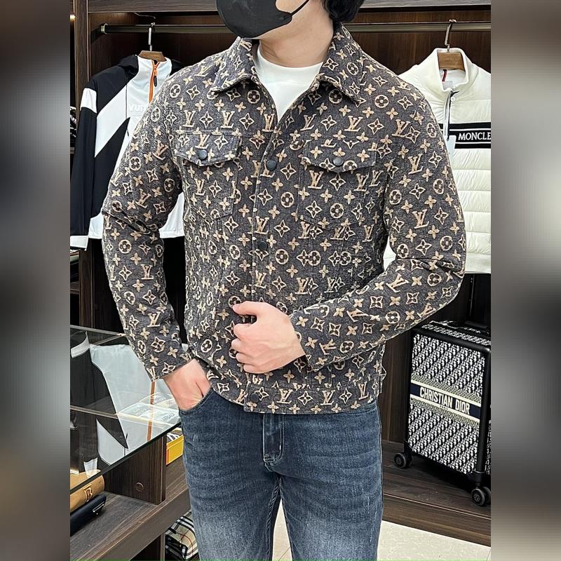 LV 2026ss早秋新款發布 Louis Vuitton翻領夾克外套，字母刺