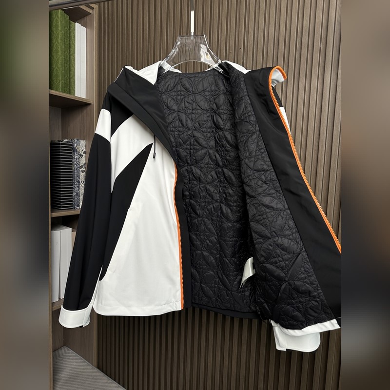 (白~) LVLouis Vuitton25FW秋冬新款戶外連帽棉服沖鋒衣 進口