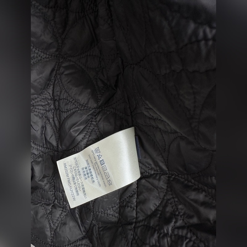 (淺灰~)LVLouis Vuitton25FW秋冬新款戶外連帽棉服沖鋒衣 進口