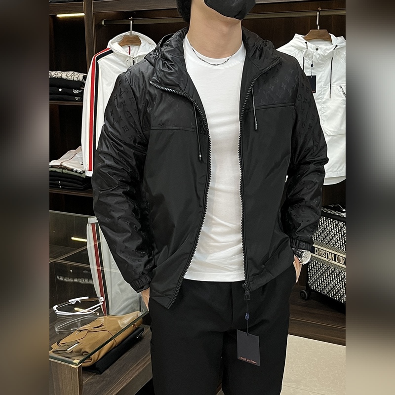 LV 2026ss早秋新款發布 Louis Vuitton連帽夾克外套，提花面料