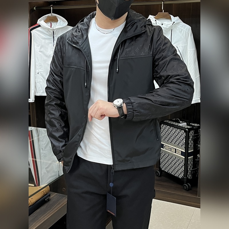 LV 2026ss早秋新款發布 Louis Vuitton連帽夾克外套，提花面料