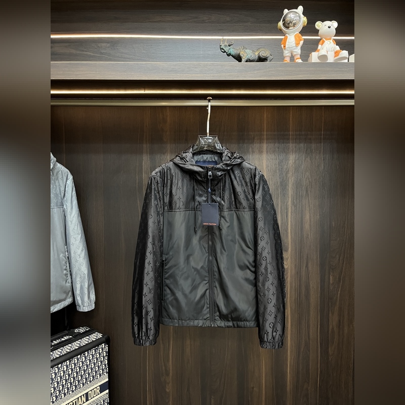 LV 2026ss早秋新款發布 Louis Vuitton連帽夾克外套，提花面料