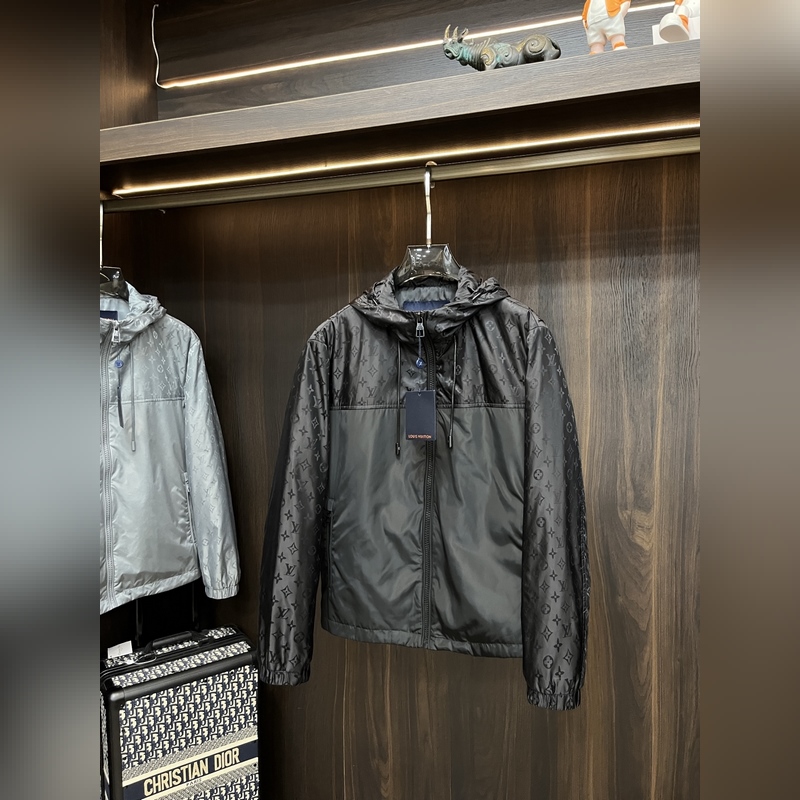 LV 2026ss早秋新款發布 Louis Vuitton連帽夾克外套，提花面料