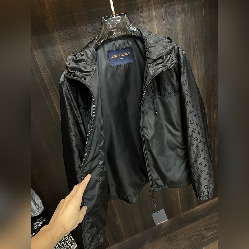 LV 2026ss早秋新款發布 Louis Vuitton連帽夾克外套，提花面料