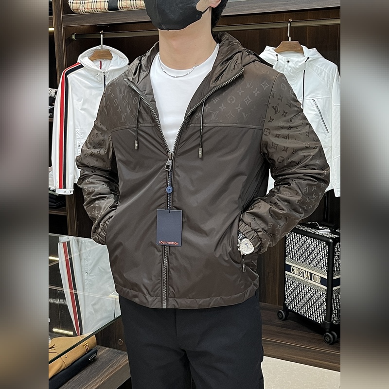 LV 2026ss早秋新款發布 Louis Vuitton連帽夾克外套，提花面料