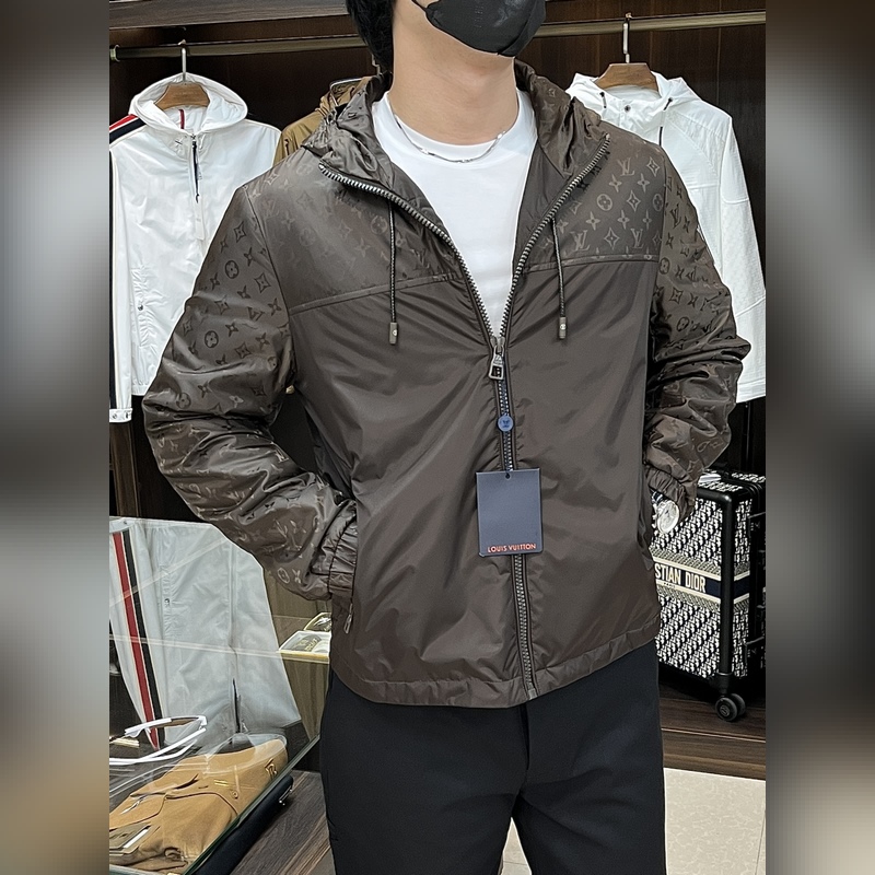 LV 2026ss早秋新款發布 Louis Vuitton連帽夾克外套，提花面料