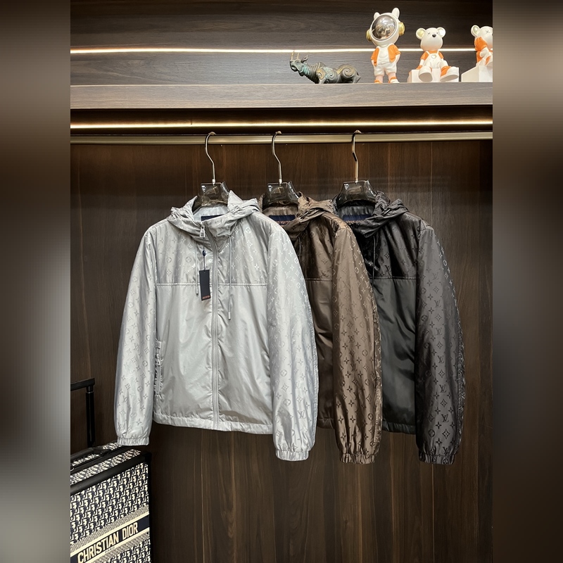 LV 2026ss早秋新款發布 Louis Vuitton連帽夾克外套，提花面料