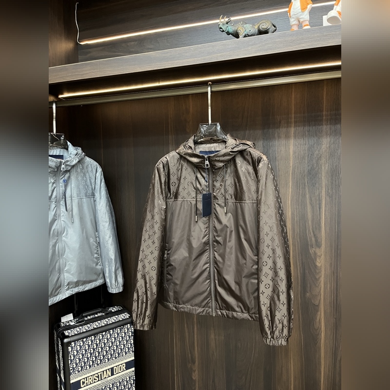 LV 2026ss早秋新款發布 Louis Vuitton連帽夾克外套，提花面料