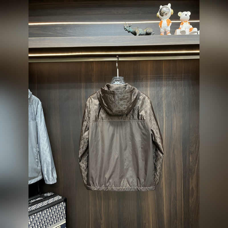 LV 2026ss早秋新款發布 Louis Vuitton連帽夾克外套，提花面料