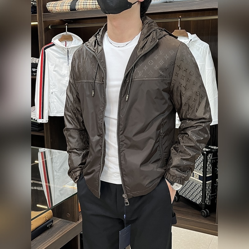 LV 2026ss早秋新款發布 Louis Vuitton連帽夾克外套，提花面料