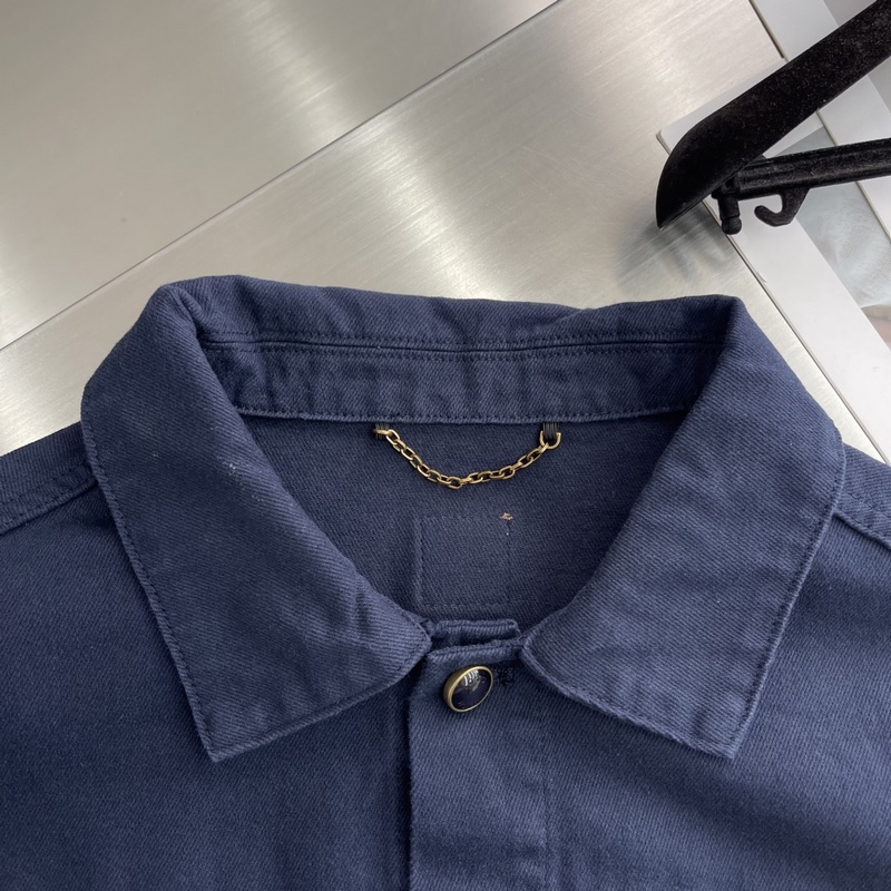 -Louis Vuitton 牛仔卡車夾克 定制臻品純棉厚織丹甯布 質感細膩