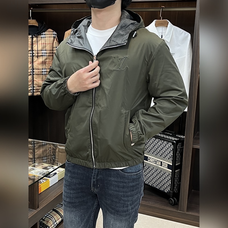 LV 2026ss早秋新款發布 Louis Vuitton連帽夾克外套，雙面穿一