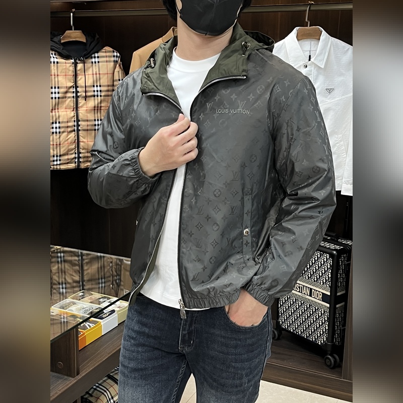 LV 2026ss早秋新款發布 Louis Vuitton連帽夾克外套，雙面穿一