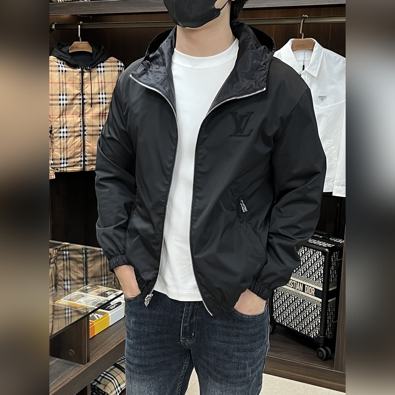 LV 2026ss早秋新款發布 Louis Vuitton連帽夾克外套，雙面穿一