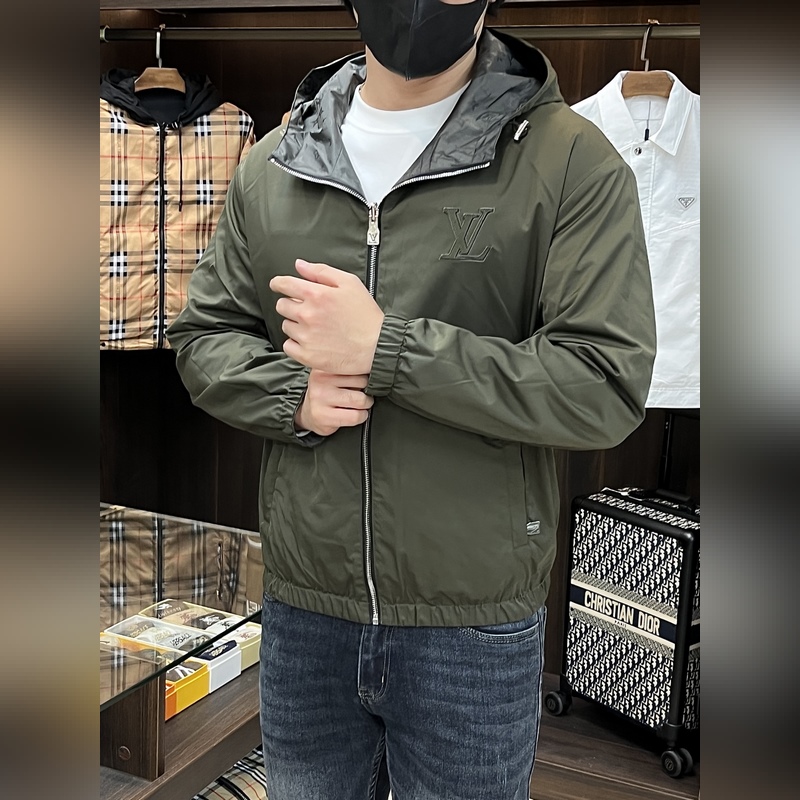 LV 2026ss早秋新款發布 Louis Vuitton連帽夾克外套，雙面穿一