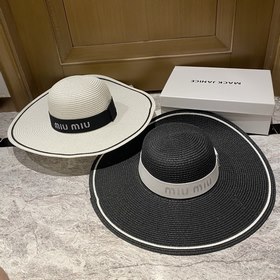 MiuMiu繆繆 大檐草帽