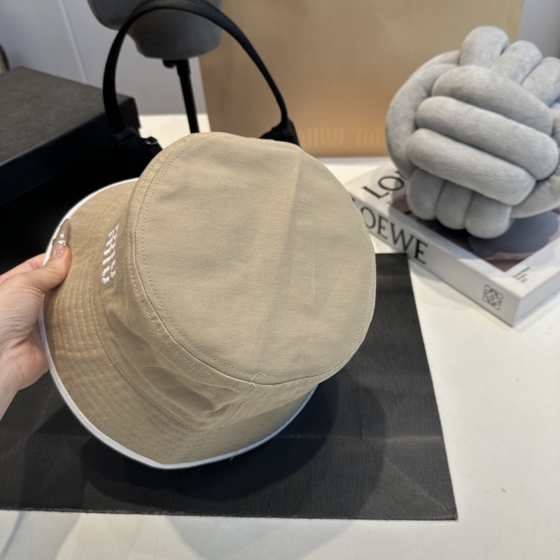 miumiu繆繆26ss新款帆布漁夫帽 雙面學(xué)院風(fēng)漁夫帽，清新文藝配包裝