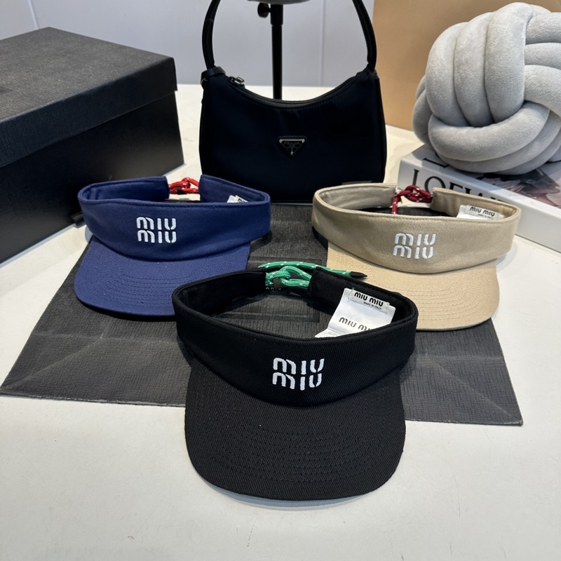 MIUMIU 運(yùn)動健身空頂帽純棉，無論是騎行跑步 網(wǎng)球，打球， 瑜伽， 還是日常