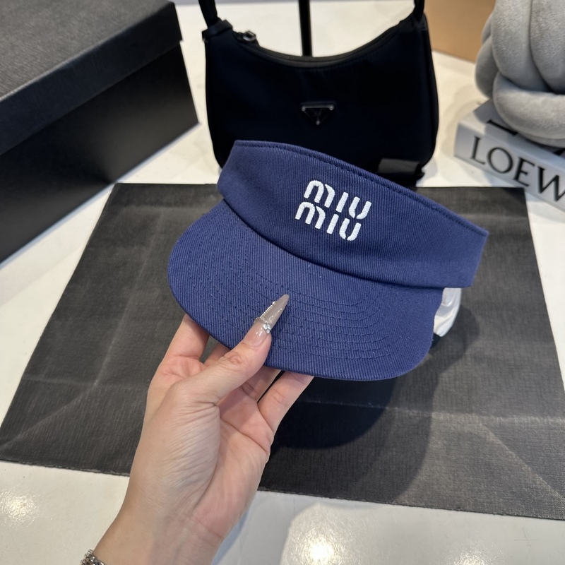 MIUMIU 運動健身空頂帽純棉，無論是騎行跑步 網球，打球， 瑜伽， 還是日常