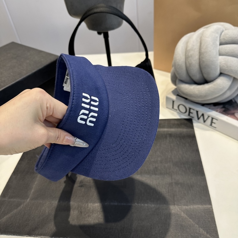 MIUMIU 運動健身空頂帽純棉，無論是騎行跑步 網球，打球， 瑜伽， 還是日常