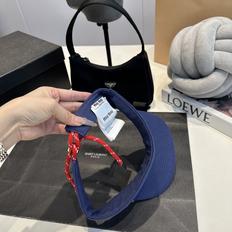 MIUMIU 運動健身空頂帽純棉，無論是騎行跑步 網球，打球， 瑜伽， 還是日常